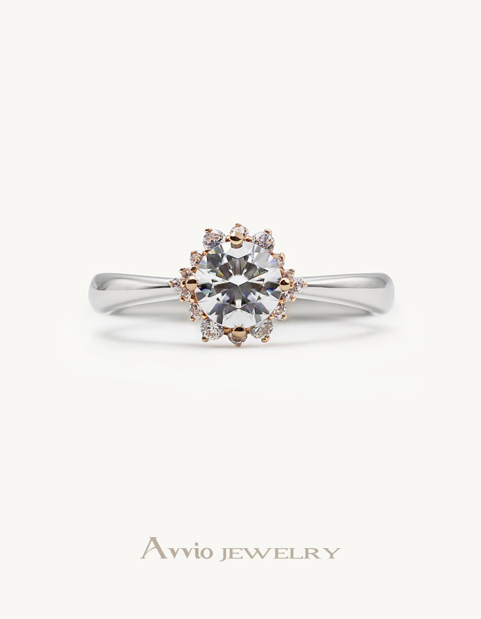 [에나벨] 다이아 5부 약혼 반지 청담 브랜드