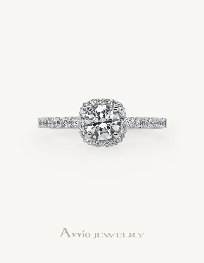 [엘레나] 클래식 웨딩 5부 다이아몬드 결혼 반지