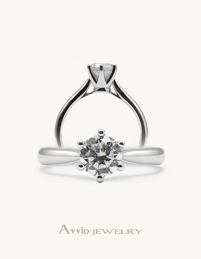 [칸나] 우신 7부 다이아몬드  청담 예물 반지